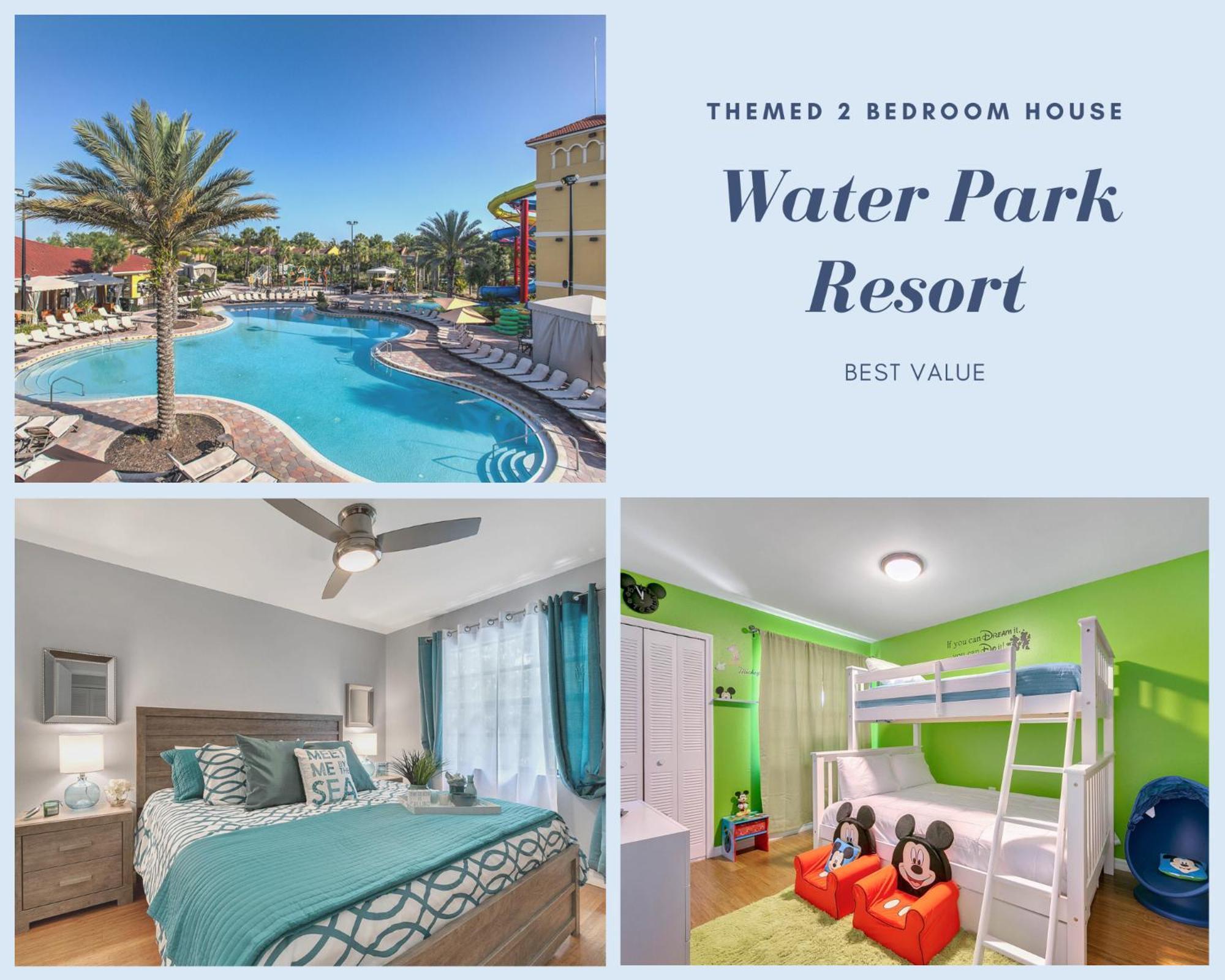 Family Vacation Villa, Water Park, Endless Amenities *